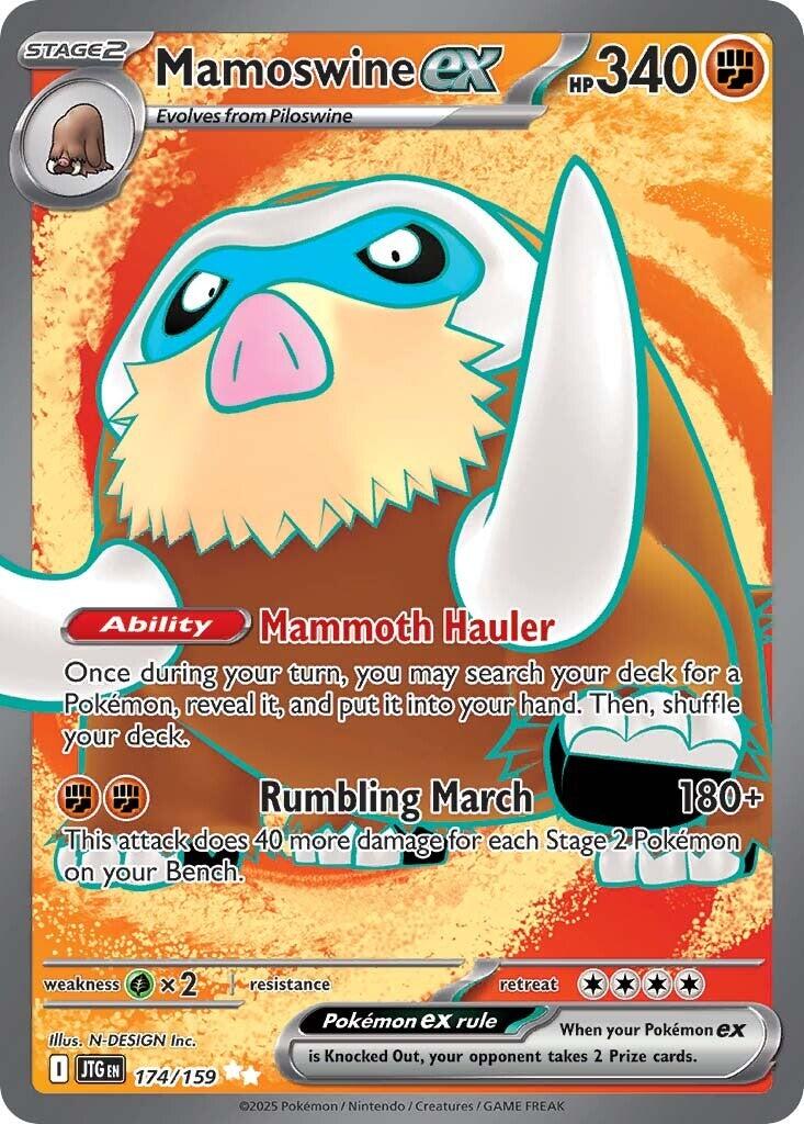 Mamoswine ex (174/159) [Scarlet & Violet: Journey Together] | Local Legends