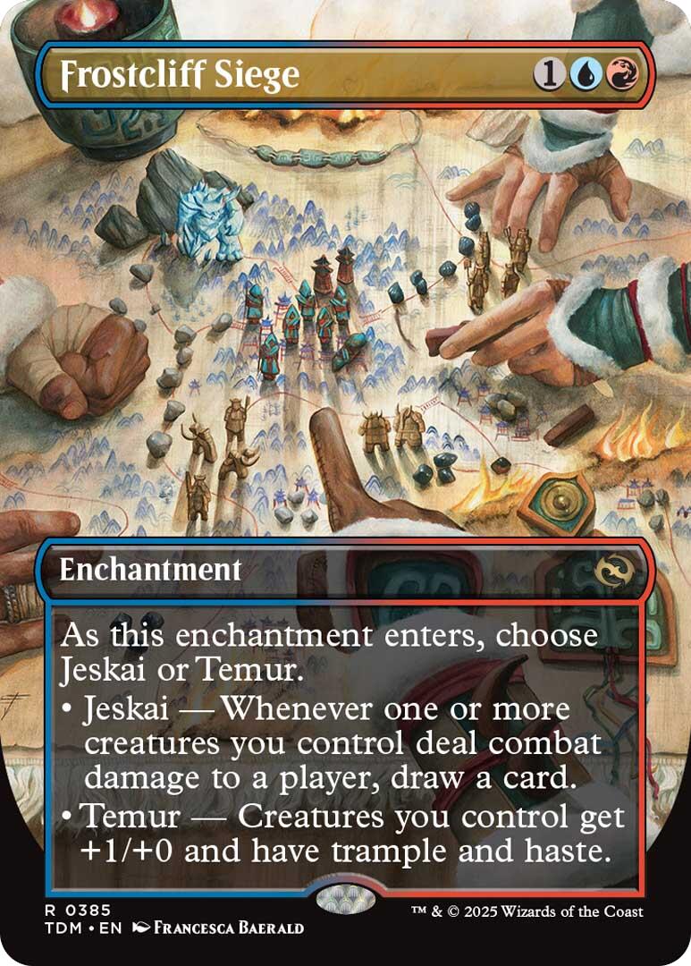 Frostcliff Siege (Borderless) [Tarkir: Dragonstorm] | Local Legends
