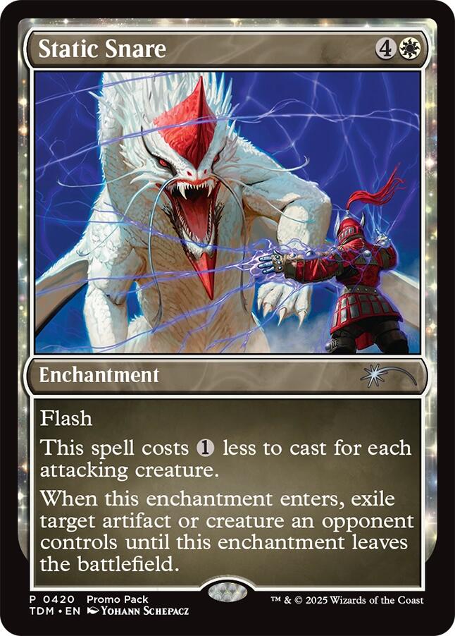 Static Snare [Tarkir: Dragonstorm Promos] | Local Legends