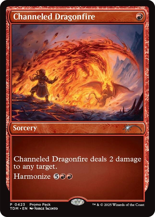 Channeled Dragonfire [Tarkir: Dragonstorm Promos] | Local Legends