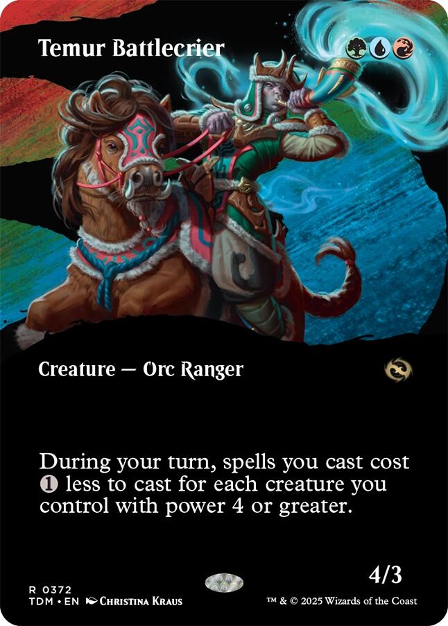 Temur Battlecrier (Borderless) | Local Legends