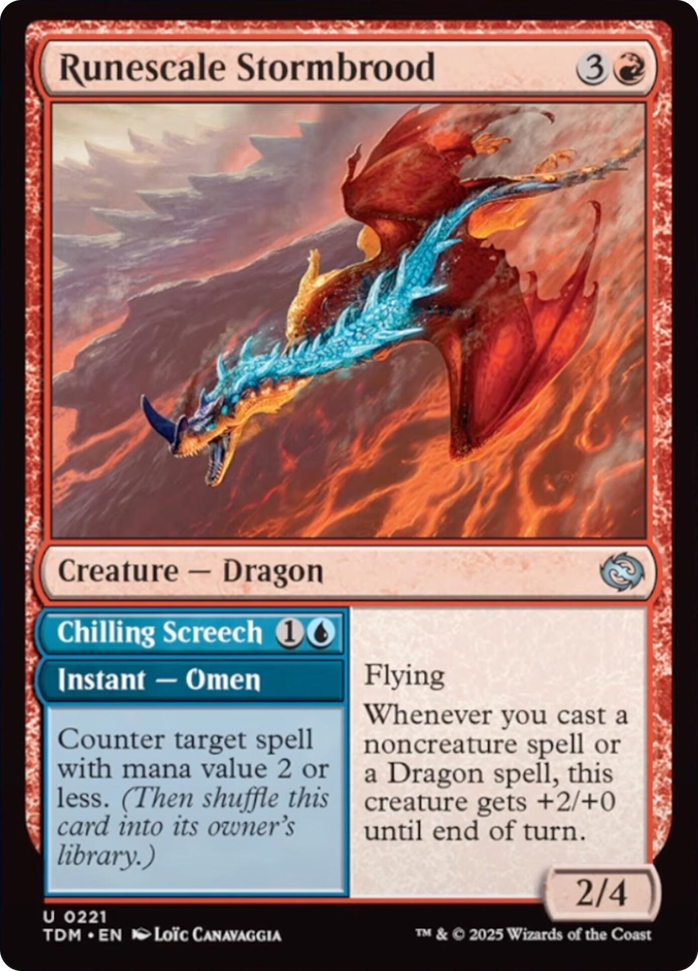 Runescale Stormbrood [Tarkir: Dragonstorm] | Local Legends