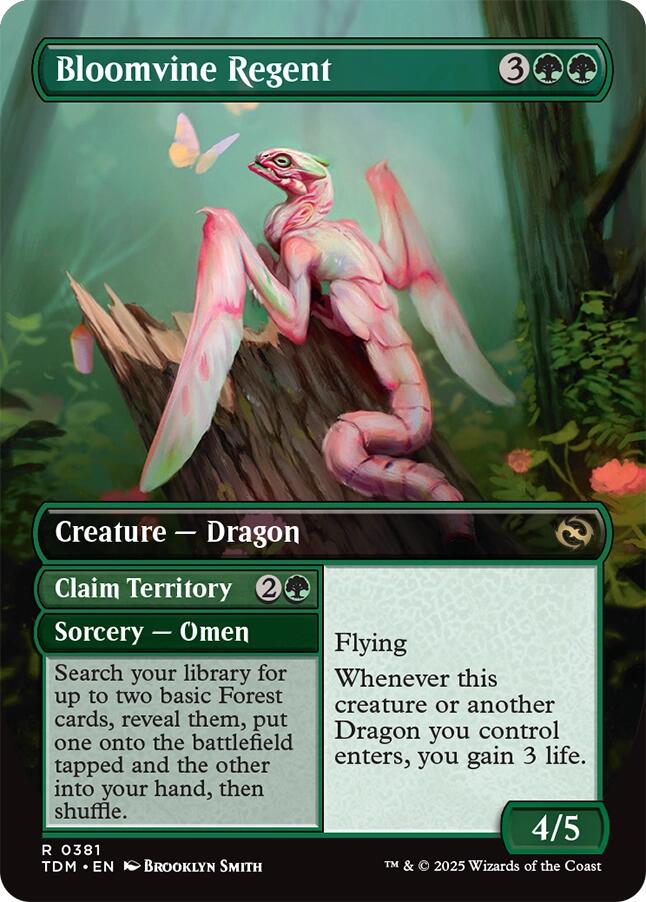Bloomvine Regent (Borderless) [Tarkir: Dragonstorm] | Local Legends