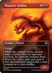 Magmatic Hellkite (Borderless) [Tarkir: Dragonstorm] | Local Legends