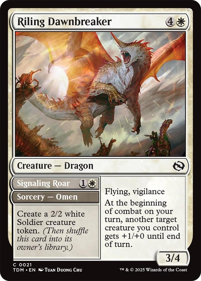 Riling Dawnbreaker [Tarkir: Dragonstorm] | Local Legends