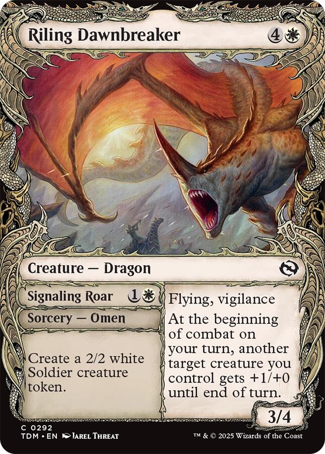 Riling Dawnbreaker (Showcase) [Tarkir: Dragonstorm] | Local Legends