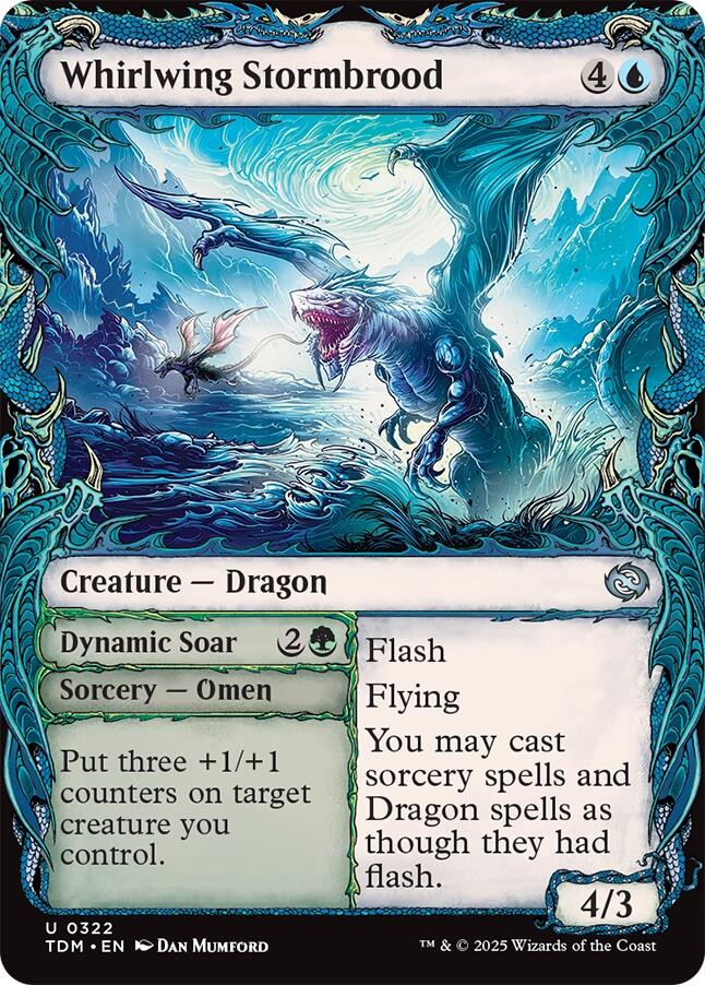 Whirlwing Stormbrood (Showcase) [Tarkir: Dragonstorm] | Local Legends