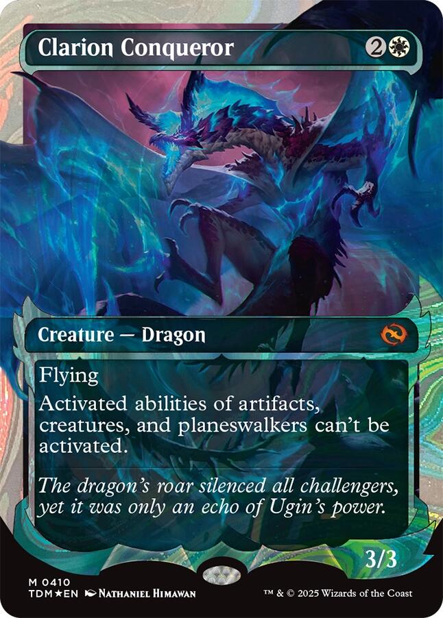 Clarion Conqueror (Showcase) (Halo Foil) [Tarkir: Dragonstorm] | Local Legends