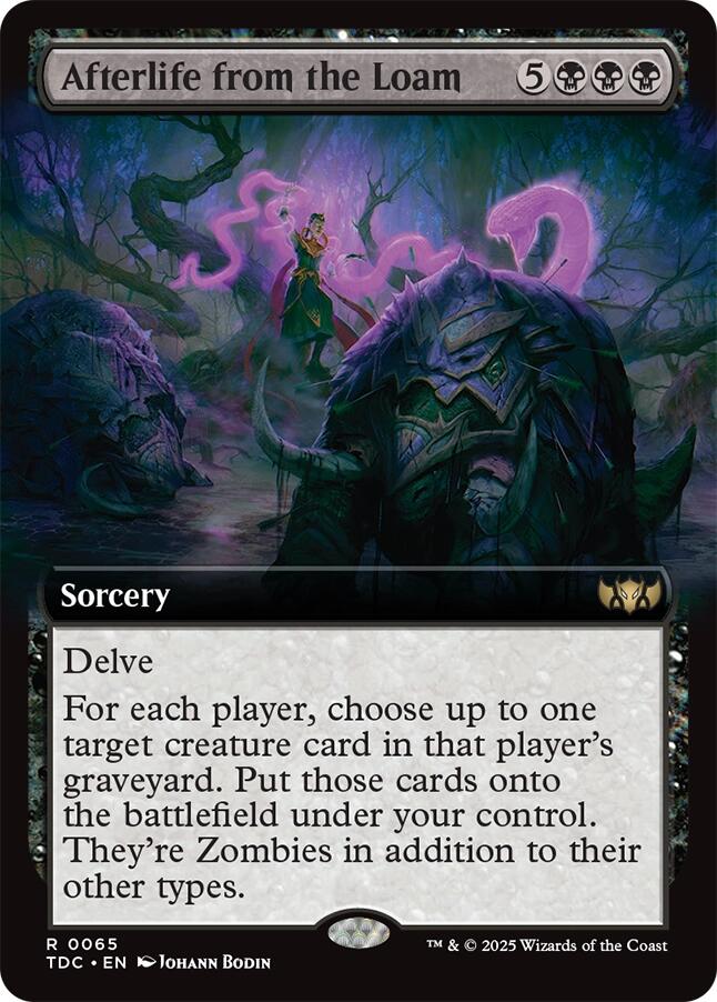Afterlife from the Loam (Extended Art) [Tarkir: Dragonstorm Commander] | Local Legends