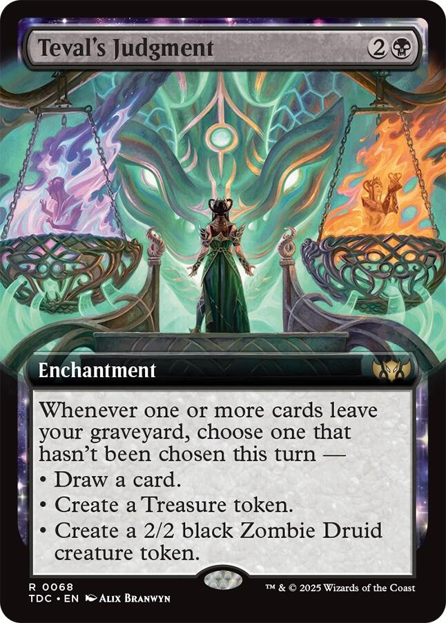 Teval's Judgment (Extended Art) [Tarkir: Dragonstorm Commander] | Local Legends