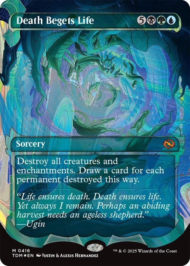 Death Begets Life (Showcase) (Halo Foil) [Tarkir: Dragonstorm] | Local Legends