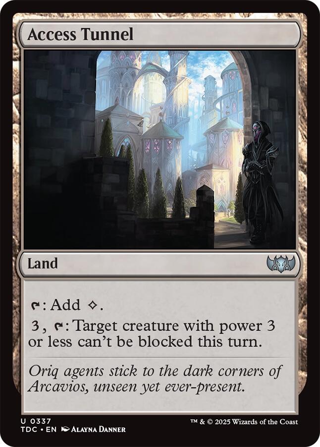 Access Tunnel [Tarkir: Dragonstorm Commander] | Local Legends