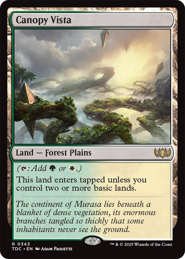 Canopy Vista [Tarkir: Dragonstorm Commander] | Local Legends