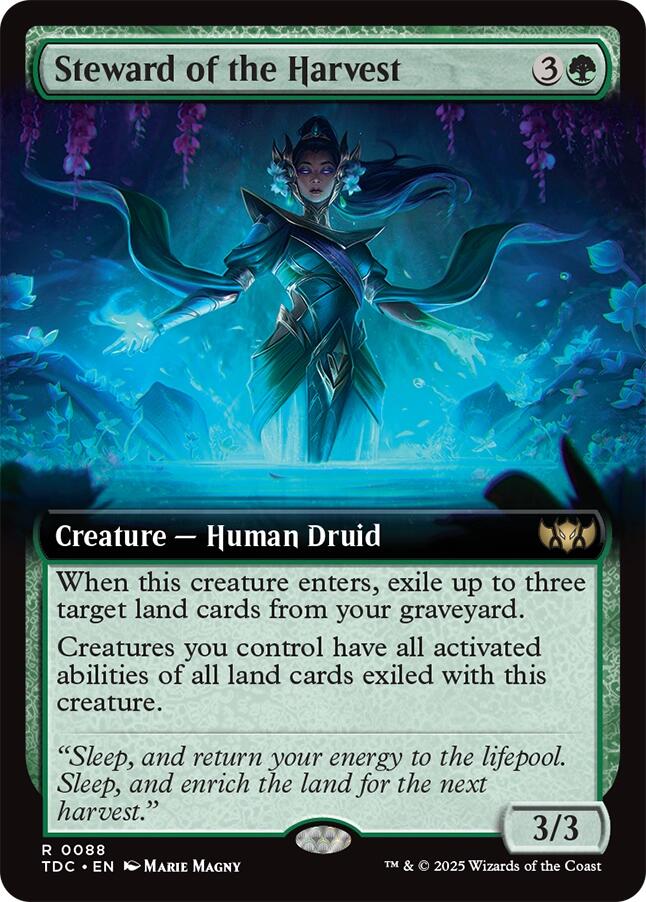 Steward of the Harvest (Extended Art) [Tarkir: Dragonstorm Commander] | Local Legends
