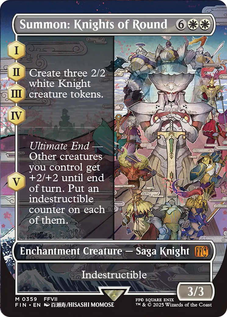 Summon: Knights of Round (Borderless) [FINAL FANTASY] | Local Legends