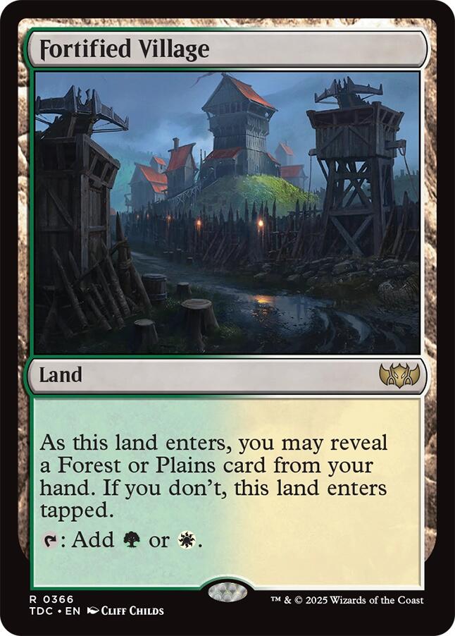 Fortified Village [Tarkir: Dragonstorm Commander] | Local Legends