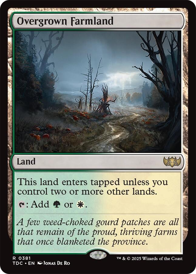 Overgrown Farmland [Tarkir: Dragonstorm Commander] | Local Legends