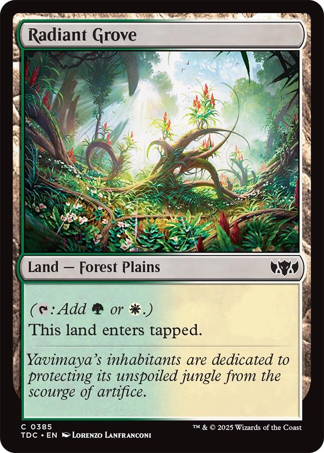 Radiant Grove [Tarkir: Dragonstorm Commander] | Local Legends