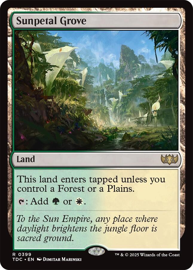 Sunpetal Grove [Tarkir: Dragonstorm Commander] | Local Legends