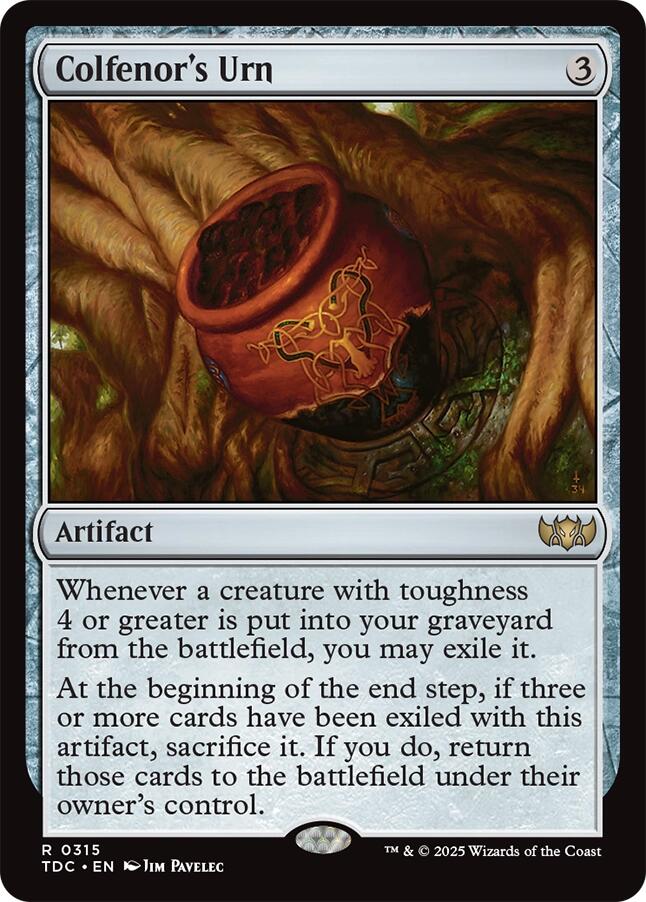 Colfenor's Urn [Tarkir: Dragonstorm Commander] | Local Legends
