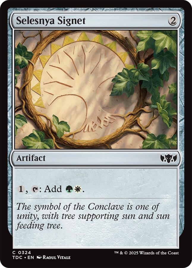 Selesnya Signet [Tarkir: Dragonstorm Commander] | Local Legends