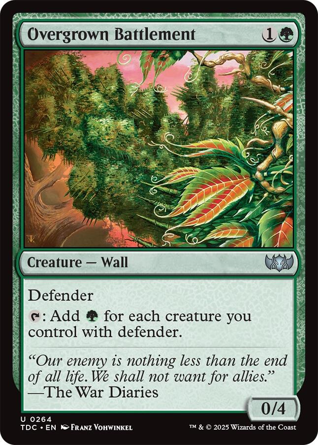 Overgrown Battlement [Tarkir: Dragonstorm Commander] | Local Legends