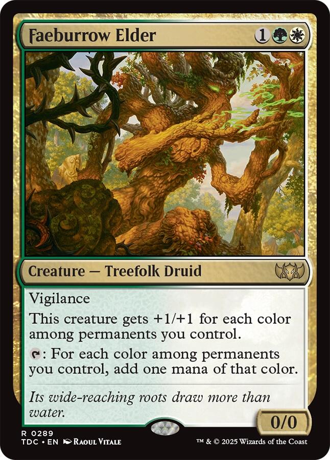 Faeburrow Elder [Tarkir: Dragonstorm Commander] | Local Legends