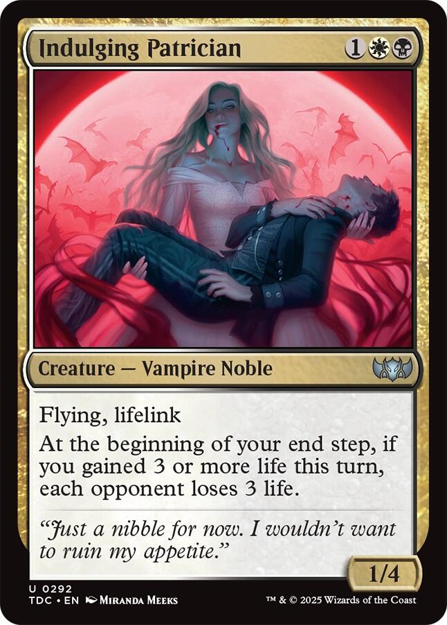 Indulging Patrician [Tarkir: Dragonstorm Commander] | Local Legends