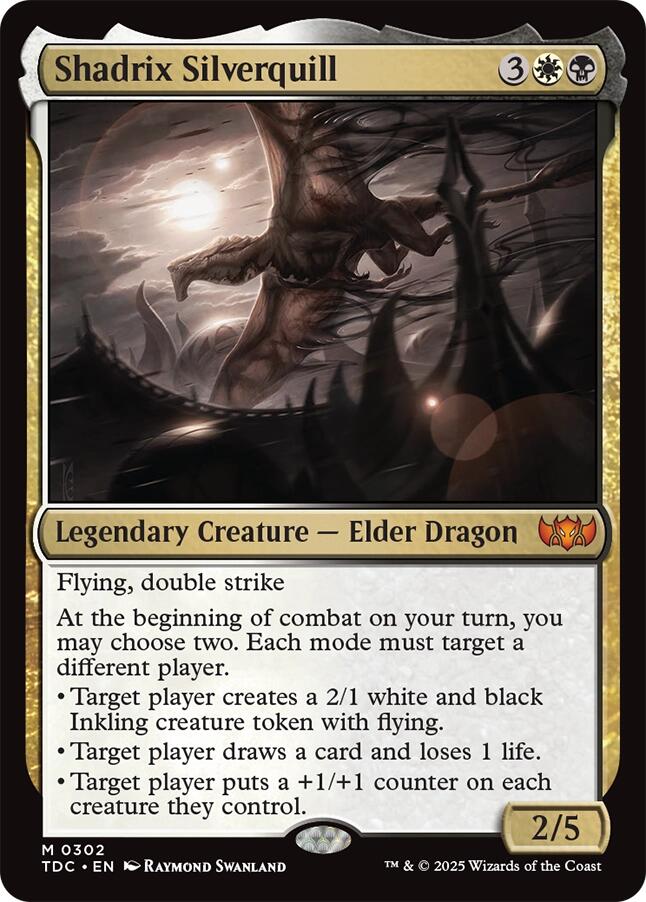 Shadrix Silverquill [Tarkir: Dragonstorm Commander] | Local Legends