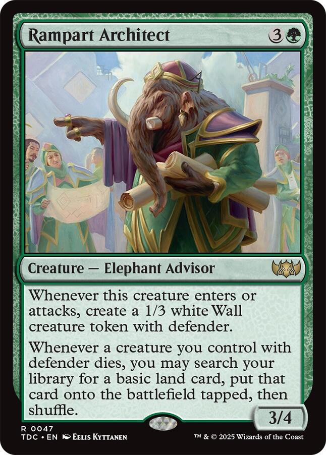 Rampart Architect [Tarkir: Dragonstorm Commander] | Local Legends