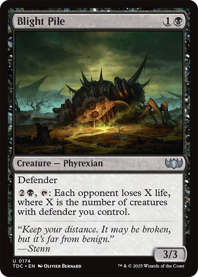 Blight Pile [Tarkir: Dragonstorm Commander] | Local Legends