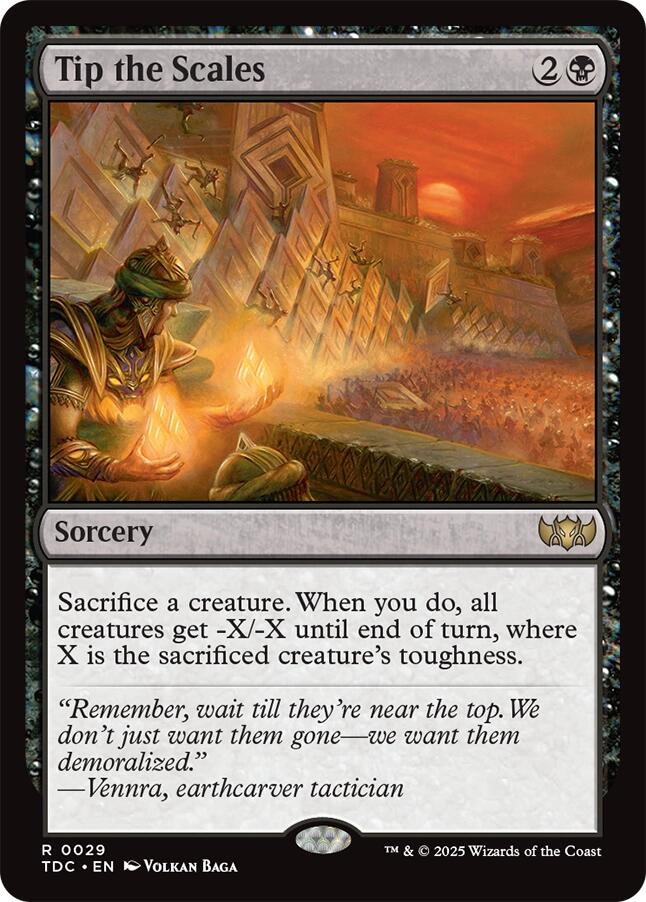 Tip the Scales [Tarkir: Dragonstorm Commander] | Local Legends
