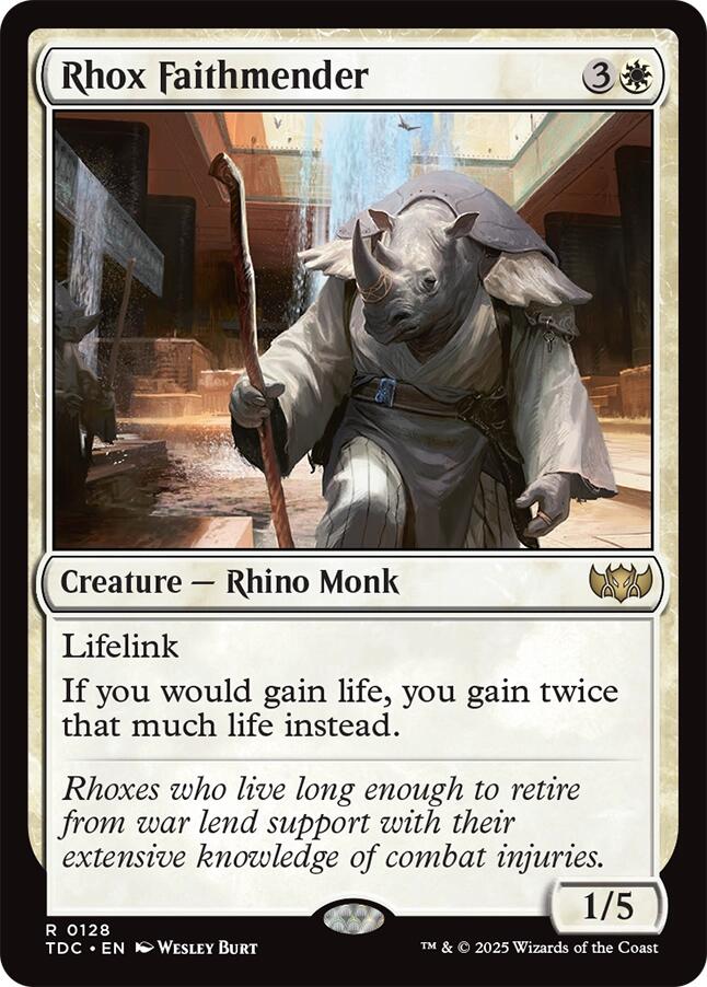 Rhox Faithmender [Tarkir: Dragonstorm Commander] | Local Legends
