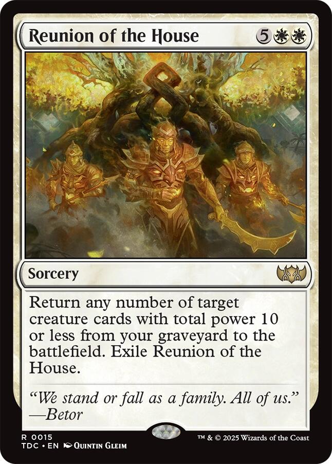 Reunion of the House [Tarkir: Dragonstorm Commander] | Local Legends