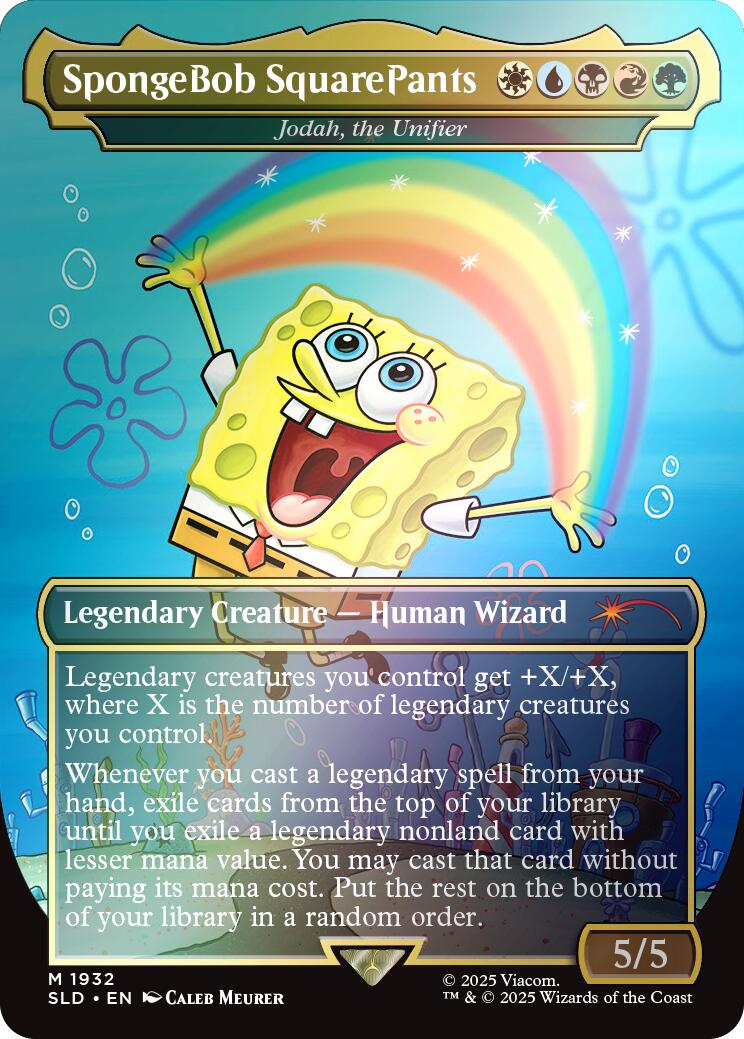 SpongeBob SquarePants - Jodah, the Unifier (Rainbow Foil) [Secret Lair Drop Series] | Local Legends