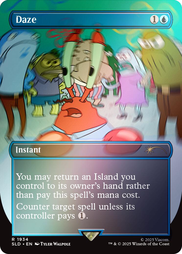 Daze (Rainbow Foil) [Secret Lair Drop Series] | Local Legends