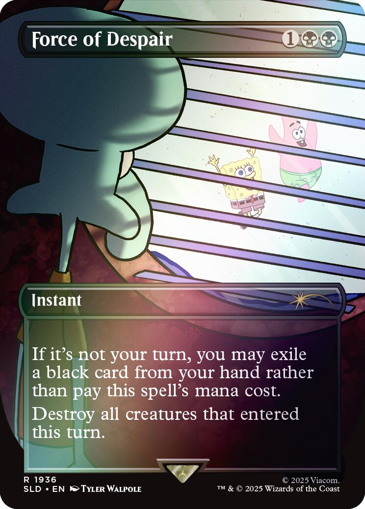 Force of Despair (Rainbow Foil) [Secret Lair Drop Series] | Local Legends