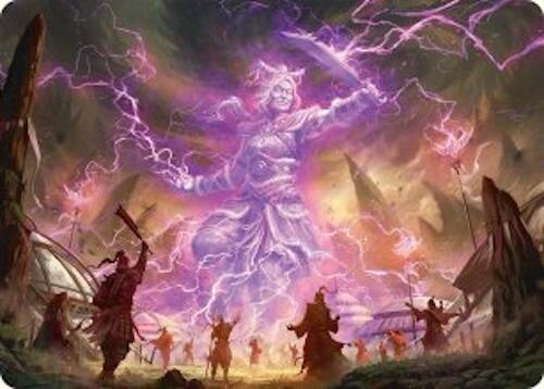 Smile at Death Art Card (4/54) [Tarkir: Dragonstorm Art Series] | Local Legends