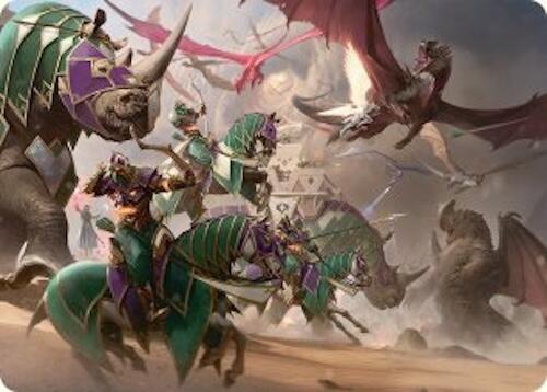 United Battlefront Art Card (5/54) [Tarkir: Dragonstorm Art Series] | Local Legends
