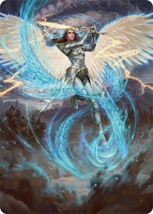 Elspeth, Storm Slayer Art Card (49/54) [Tarkir: Dragonstorm Art Series] | Local Legends