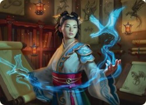 Dragonologist Art Card (6/54) [Tarkir: Dragonstorm Art Series] | Local Legends