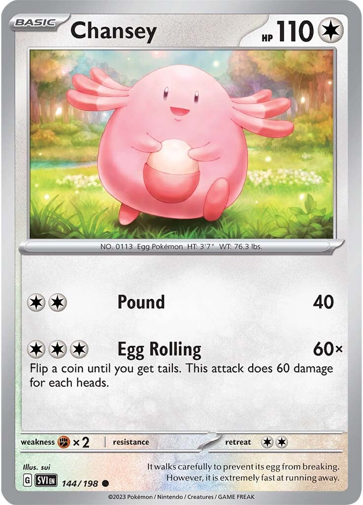 Chansey (144/198) [Scarlet & Violet: Base Set] | Golgari Games