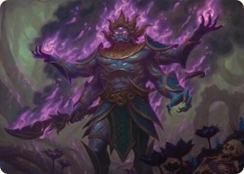 Rot-Curse Rakshasa Art Card (13/54) [Tarkir: Dragonstorm Art Series] | Local Legends