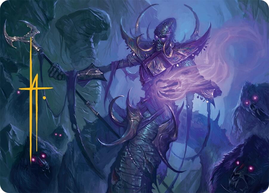 Sidisi, Regent of the Mire Art Card (14/54) (Gold-Stamped Signature) [Tarkir: Dragonstorm Art Series] | Local Legends