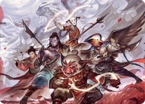 Will of the Jeskai Art Card (54/54) [Tarkir: Dragonstorm Art Series] | Local Legends