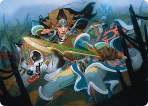 Eshki Dragonclaw Art Card (23/54) [Tarkir: Dragonstorm Art Series] | Local Legends