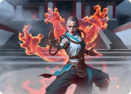 Flamehold Grappler Art Card (24/54) [Tarkir: Dragonstorm Art Series] | Local Legends