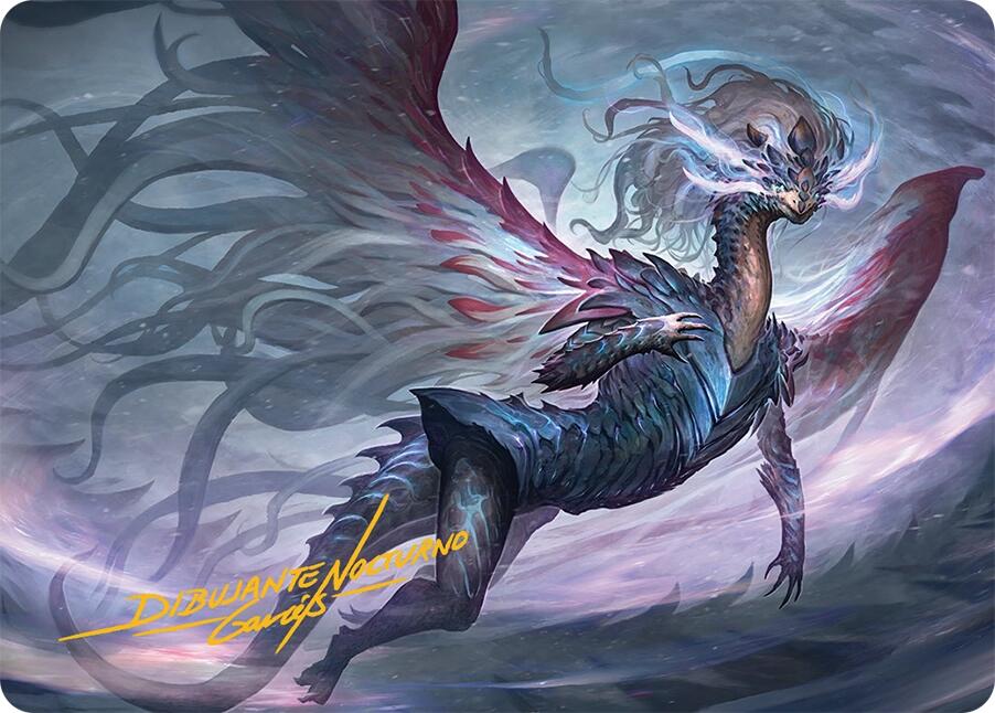Shiko, Paragon of the Way Art Card (37/54) (Gold-Stamped Signature) [Tarkir: Dragonstorm Art Series] | Local Legends