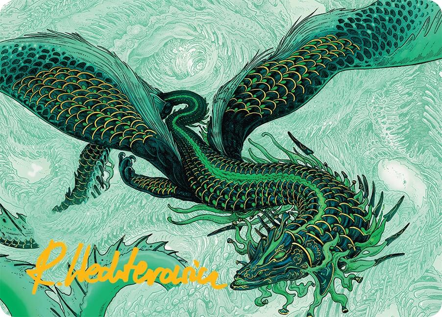 Teval, Arbiter of Virtue Art Card (38/54) (Gold-Stamped Signature) [Tarkir: Dragonstorm Art Series] | Local Legends