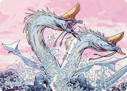 Twinmaw Stormbrood Art Card (39/54) [Tarkir: Dragonstorm Art Series] | Local Legends